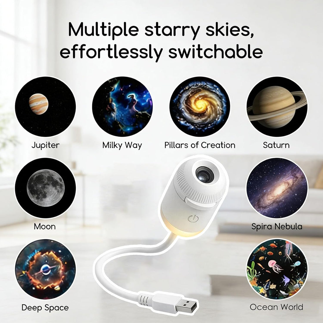 Galaxy Projector & Night Light