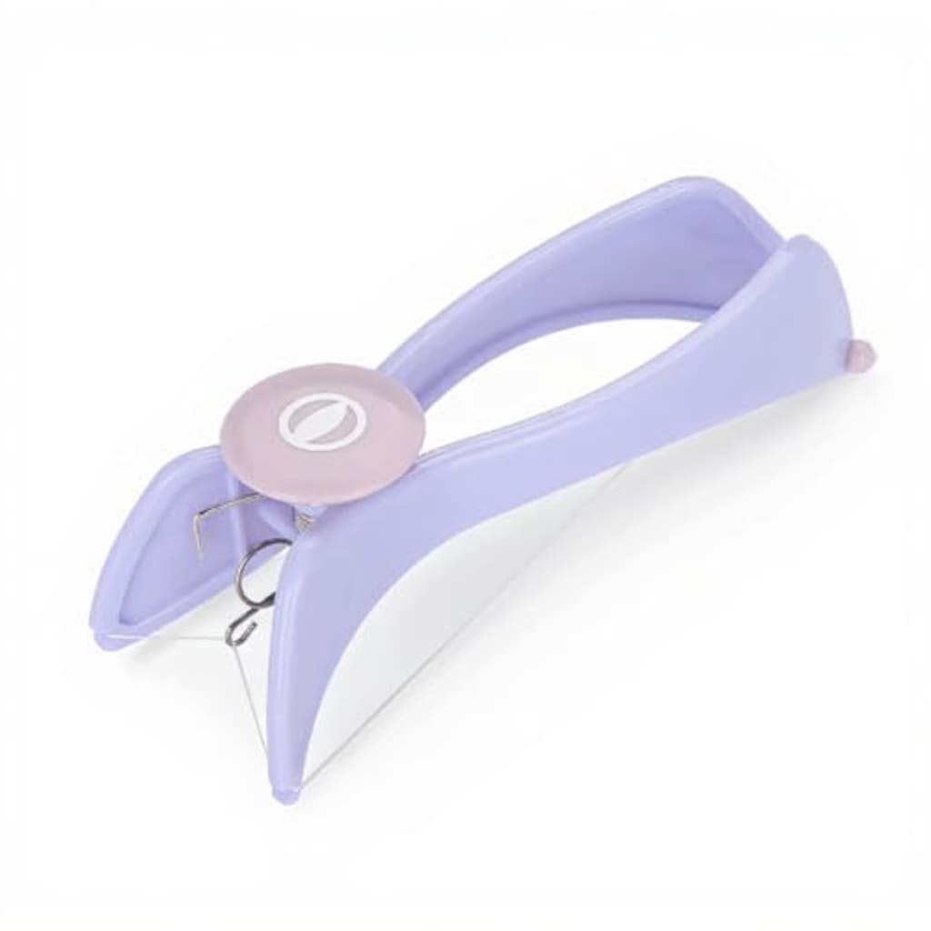 Facial Hair Epilator for Women with Threading Removal Tool, Portable Size for Facial Neck Hair (Blister Packaging)